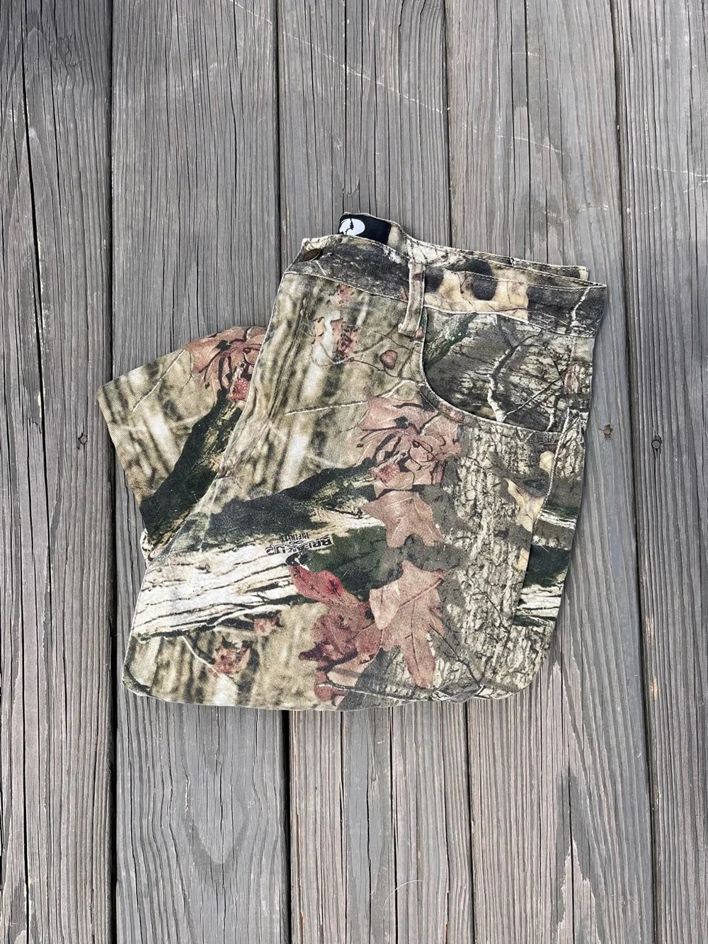 Mossy Oak Realtree-Inspired Camouflage Pants in Green and Brown
